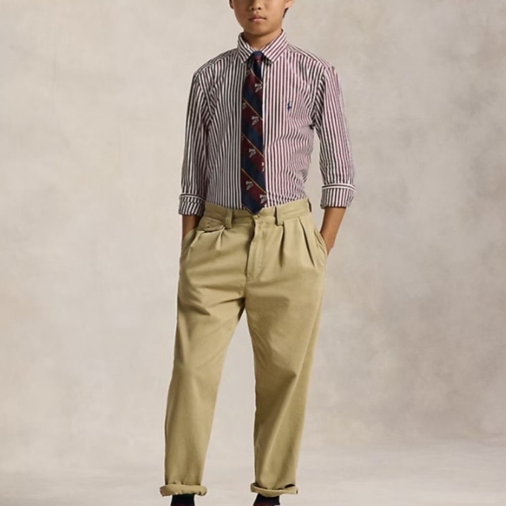 Polo ralph lauren boys striped Poplin shirt - Picture 5 of 5